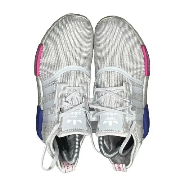 Adidas NMD_R1 EE6674 Grey Pink Running Sneakers Shoes Womens Size 8.5 - Picture 6 of 9